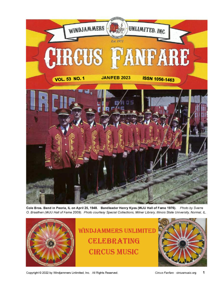 Circus Fanfare Windjammers Unlimited, Inc.